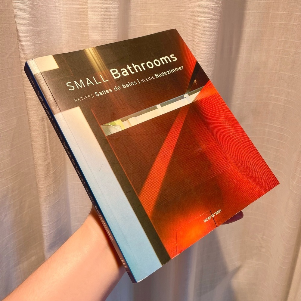Small Bathrooms Coffee Table Book Paperback by Simone Schleifer Evergreen Series